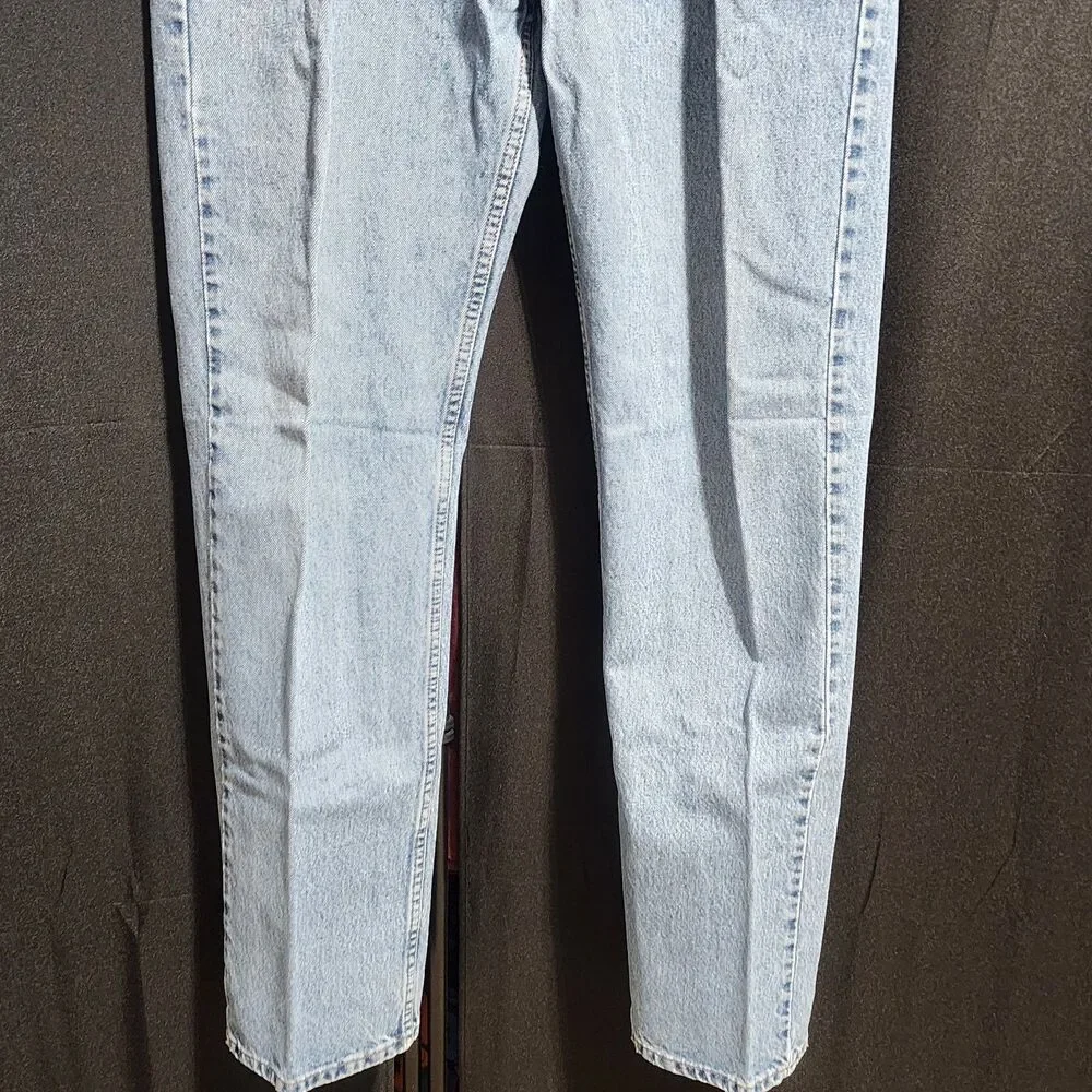 Vintage Levi's 505 Regular Fit Straight Leg Light Wash Men's Jeans Denim (34x34)